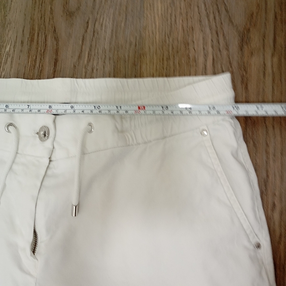 Gardeur White Straight Leg Fabric Pants Size 40(M) (FLAW) - Picture 11 of 14